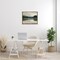 Stupell Industries Foggy Lake Forest Landscape Framed Floater Canvas Wall Art